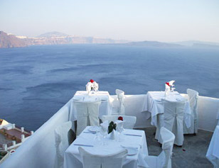 casamentos em santorini