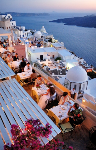 casamentos em santorini
