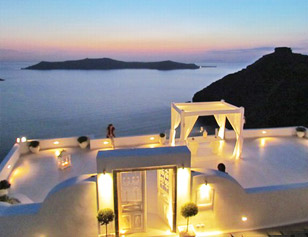 casamentos em santorini