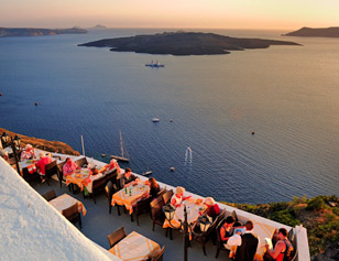 casamentos em santorini