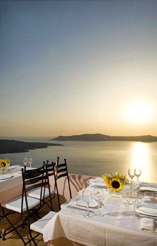 casamentos em santorini
