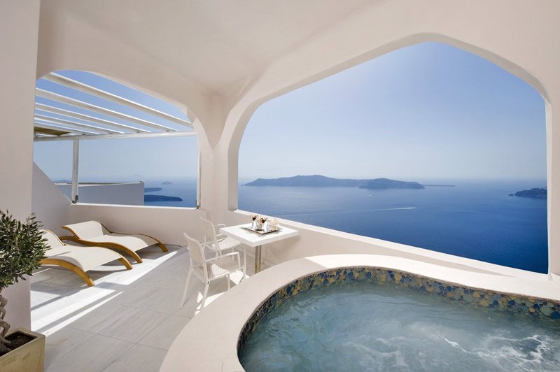 santorini hotéis