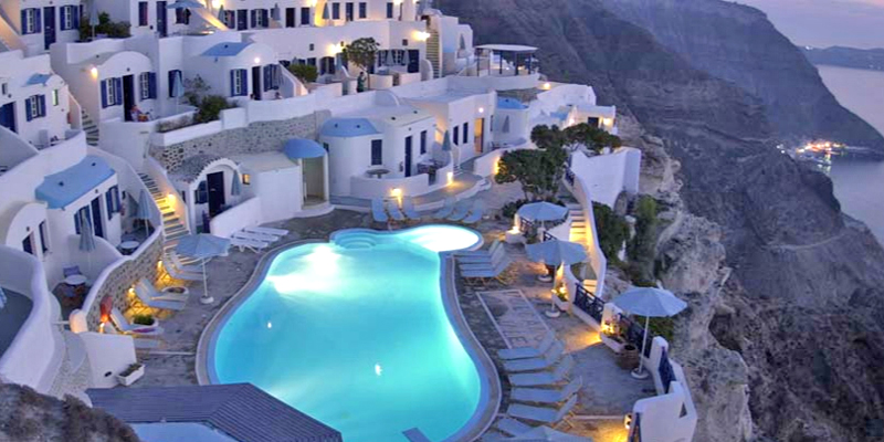 santorini hotéis