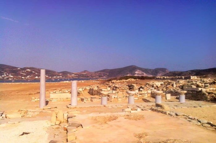 antiparos despotiko excavacoes