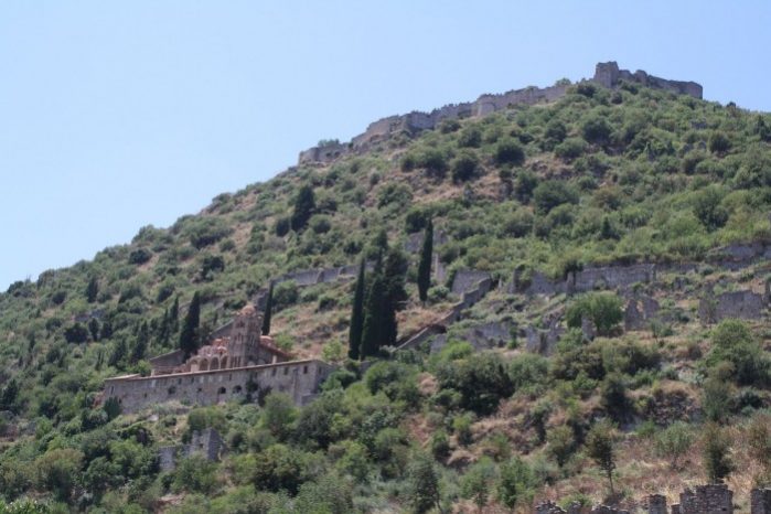 castelo de mystras grecia