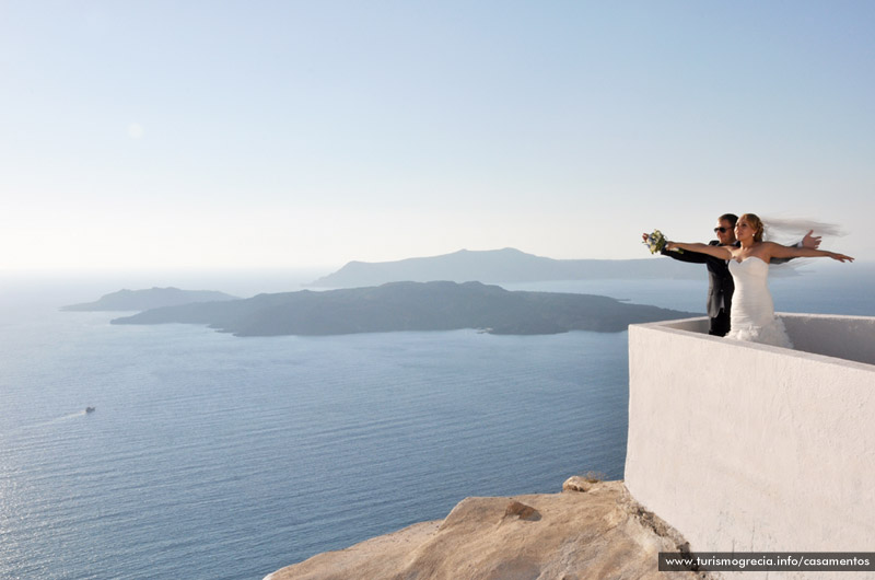 casamento em santorini