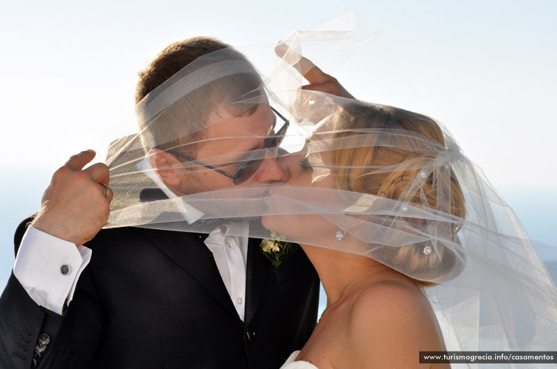 casamento em santorini