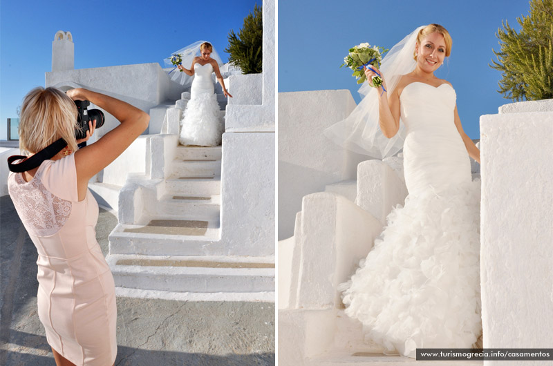 casamento em santorini