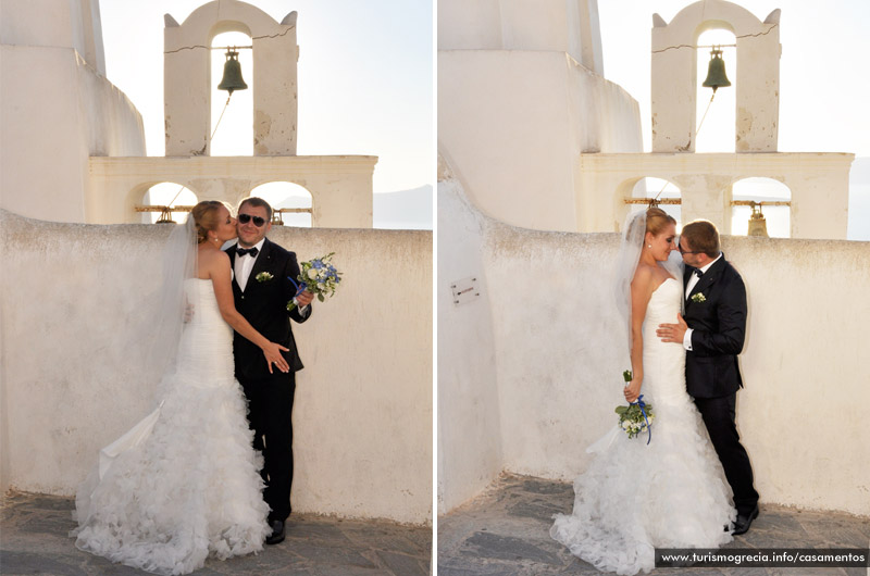 casamento em santorini