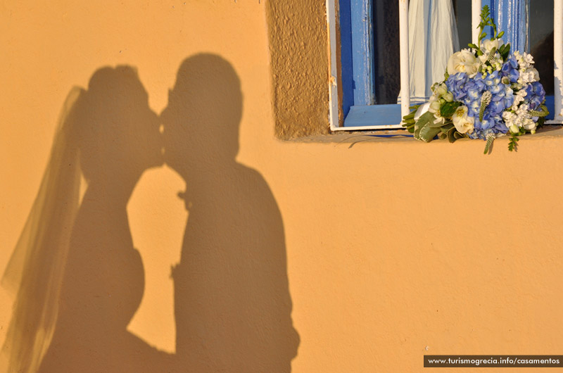 casamento em santorini