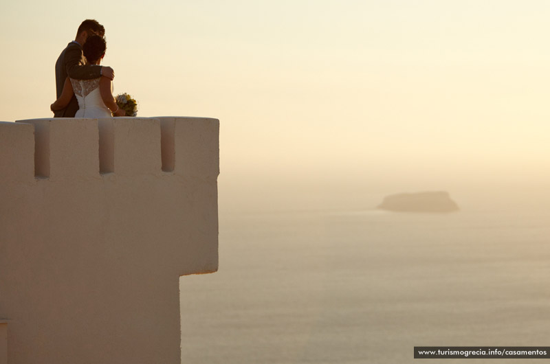 casamentos em santorini