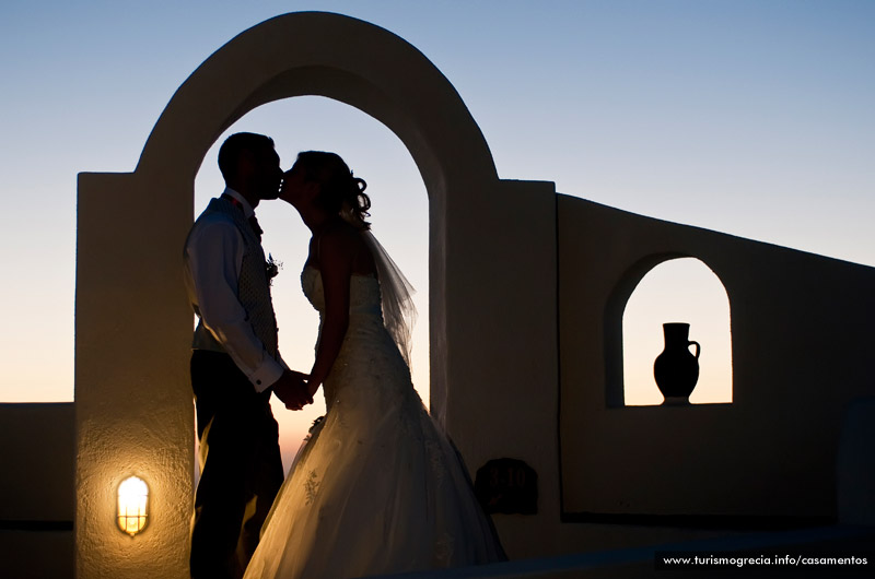 casamento em santorini