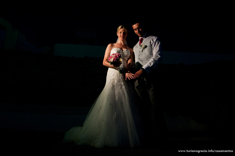 casamento em santorini