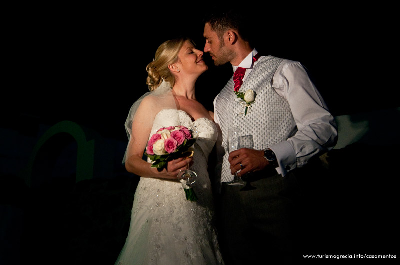 casamento em santorini