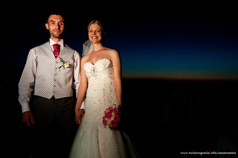 casamento em santorini