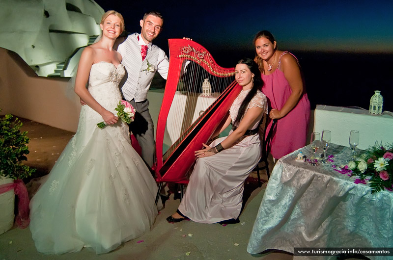 casamento em santorini