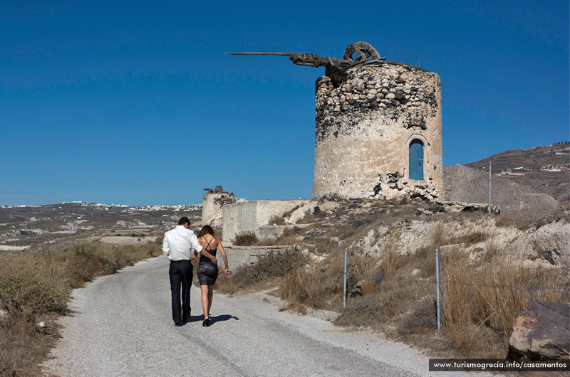 casamento em santorini