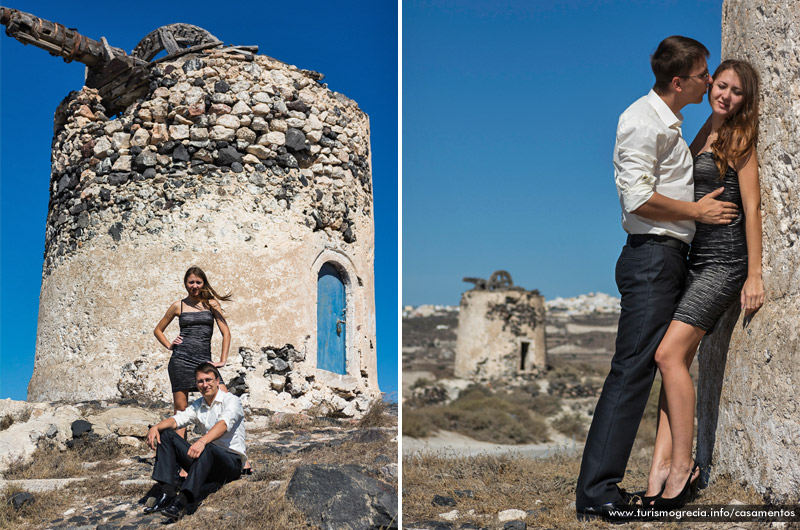 casamento em santorini