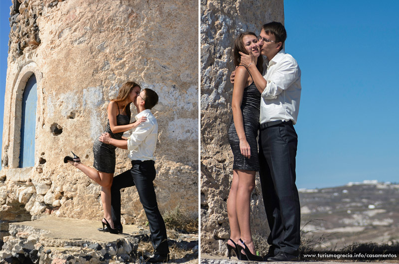 casamento em santorini