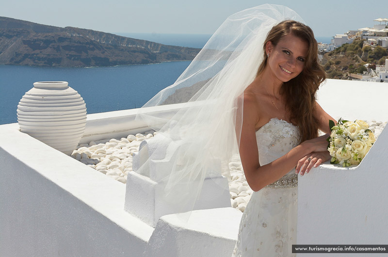 casamento em santorini