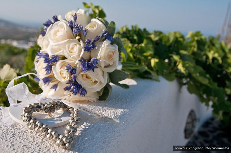 casamento em santorini