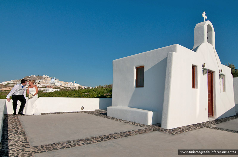 casamento em santorini