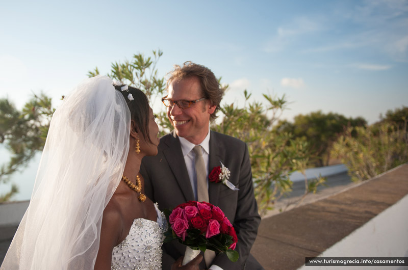 casamento em santorini