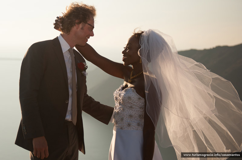 casamento em santorini