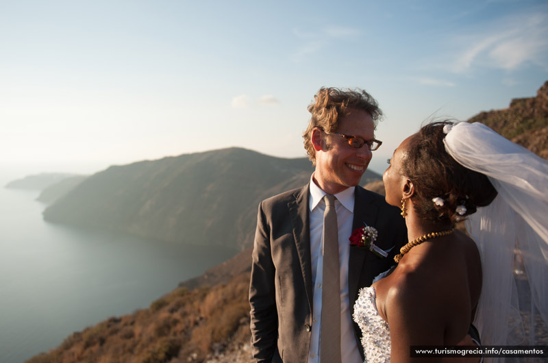 casamento em santorini