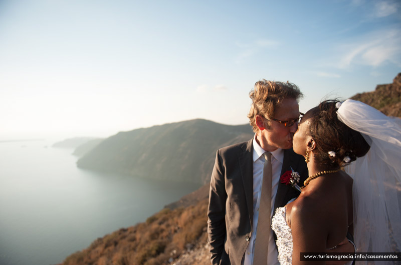 casamento em santorini