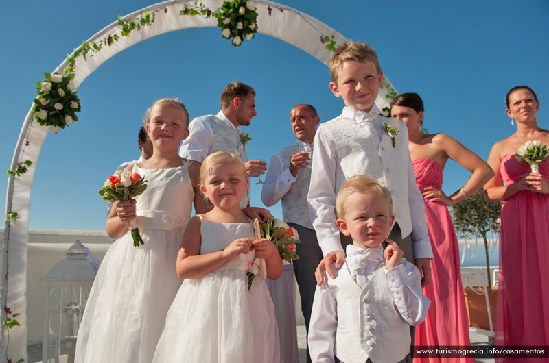 casamento em santorini