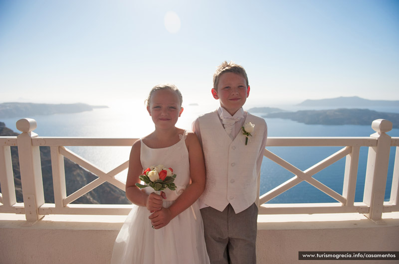 casamento em santorini