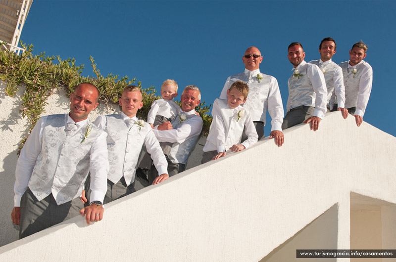 casamento em santorini