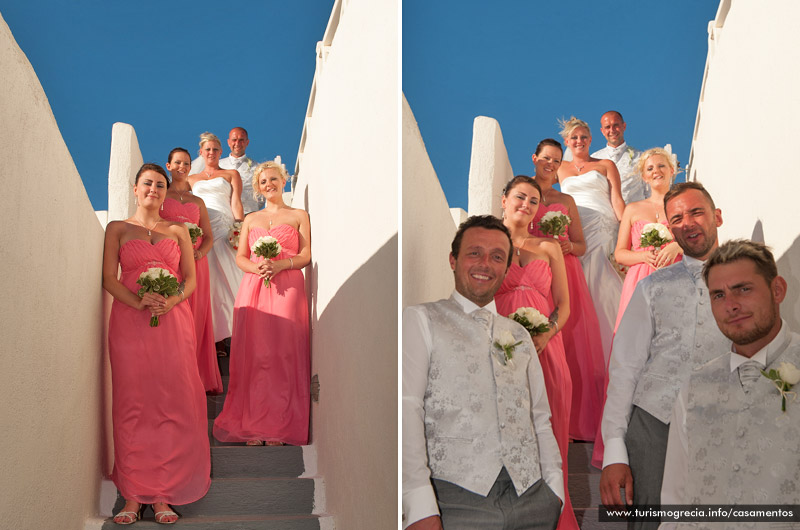 casamento em santorini