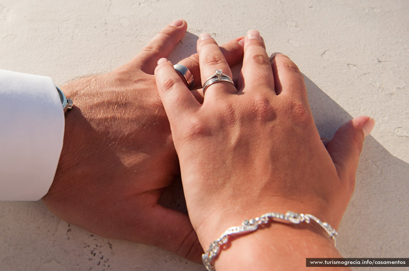 casamento em santorini