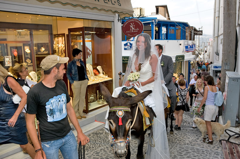 casamento em santorini