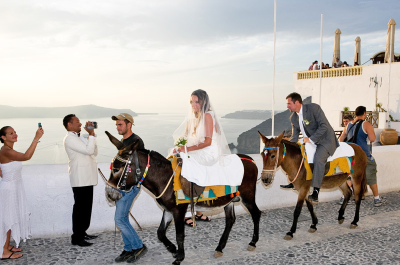 casamento em santorini