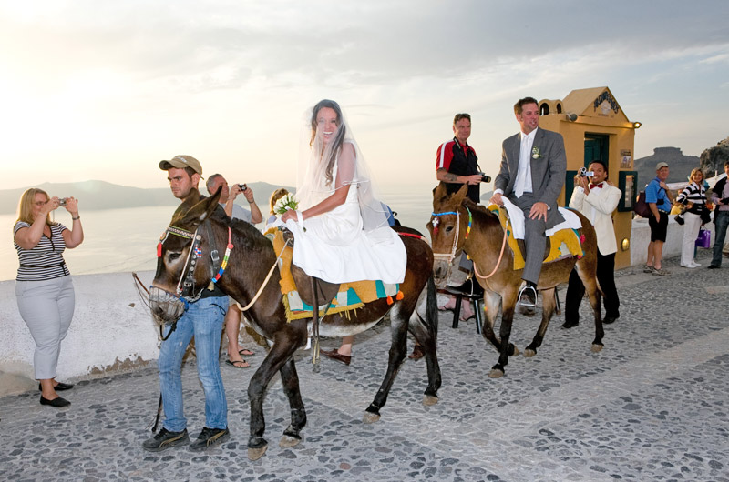 casamento em santorini