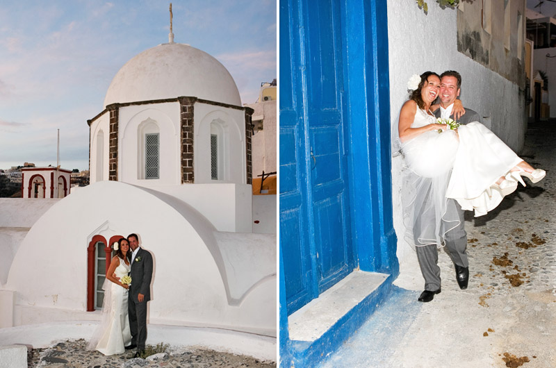 casamento em santorini