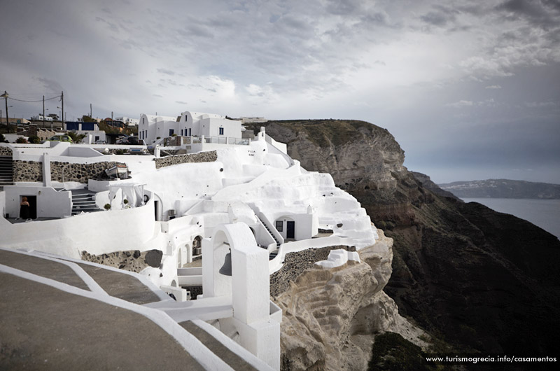 casamentos em santorini