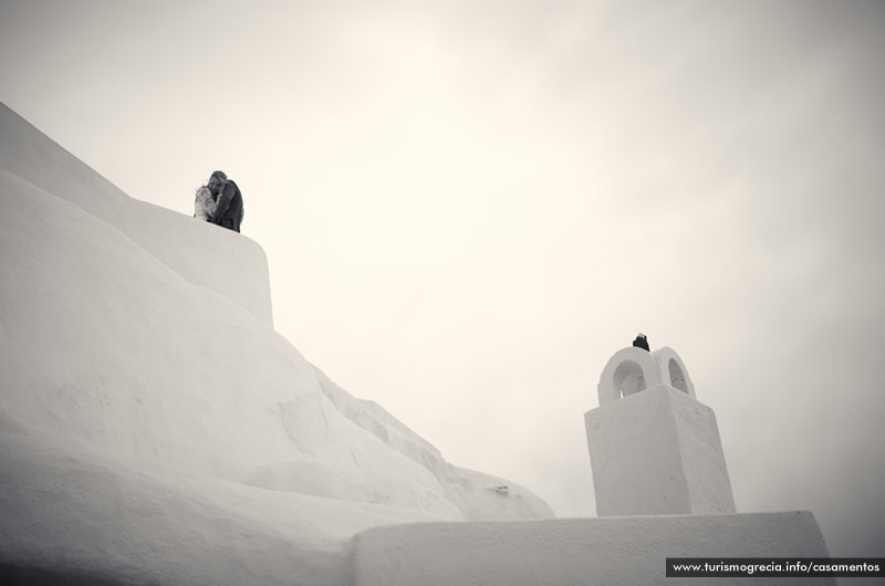 casamentos em santorini