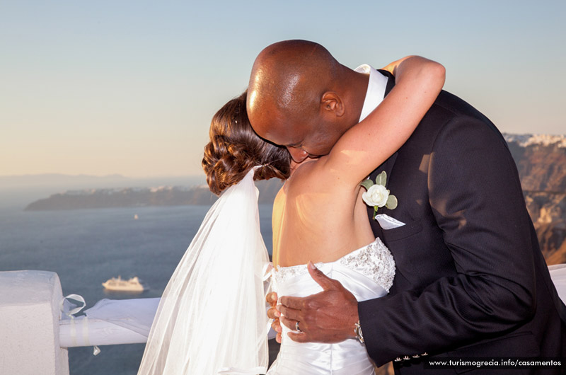 casamento em santorini