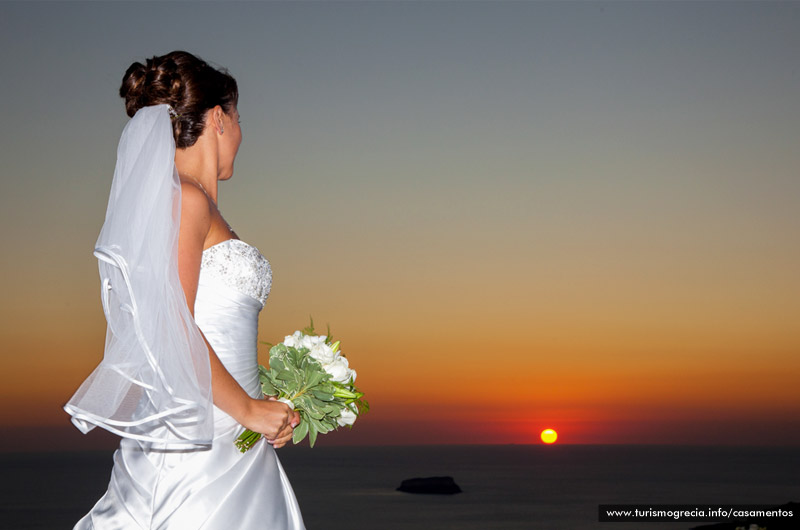 casamento em santorini