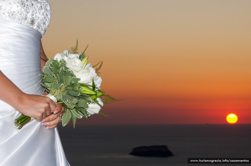 casamento em santorini