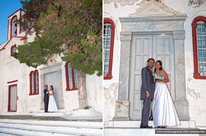 casamento em santorini