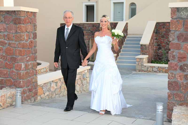 casamento em santorini