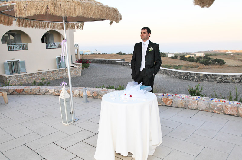 casamento em santorini