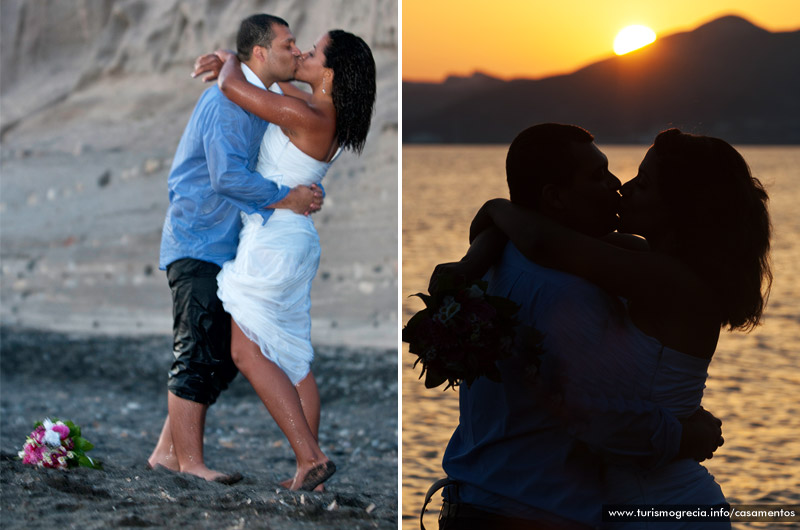 casamento em santorini