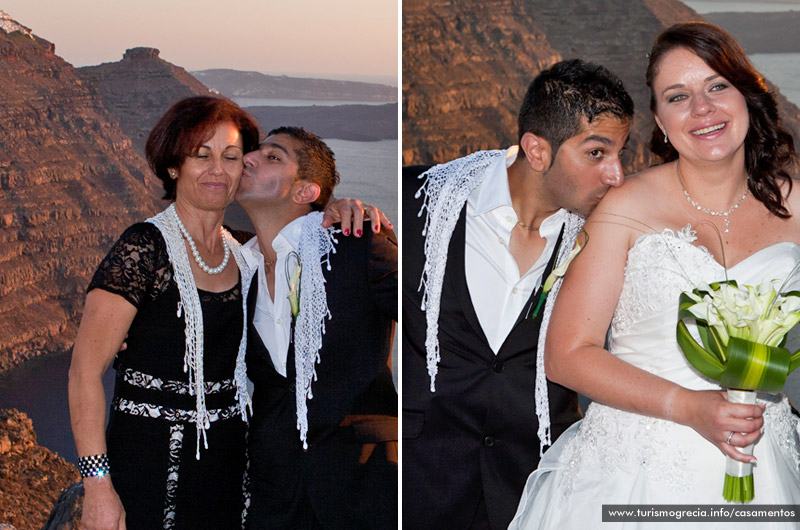 casamento em santorini