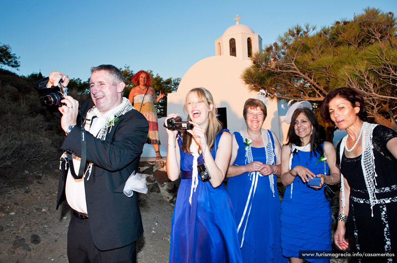 casamento em santorini